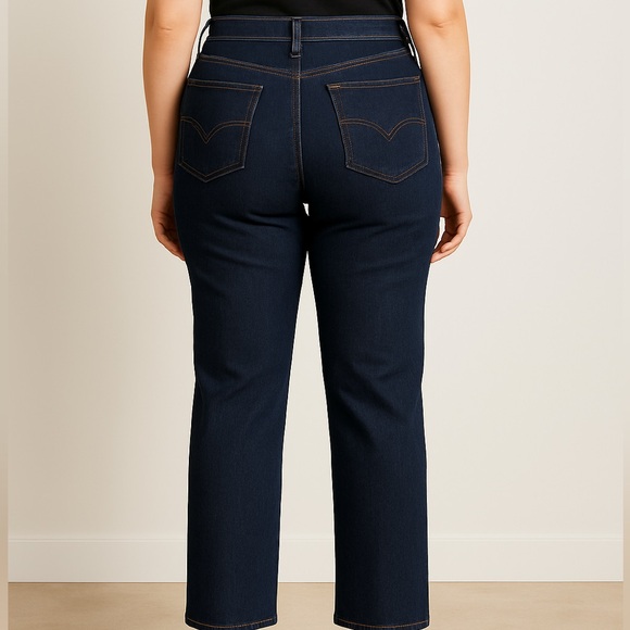 LEVIS VINTAGE 512 HIGH RISE STRETCH BOOTCUT JEANS SIZE 16 NWT - Picture 2 of 6